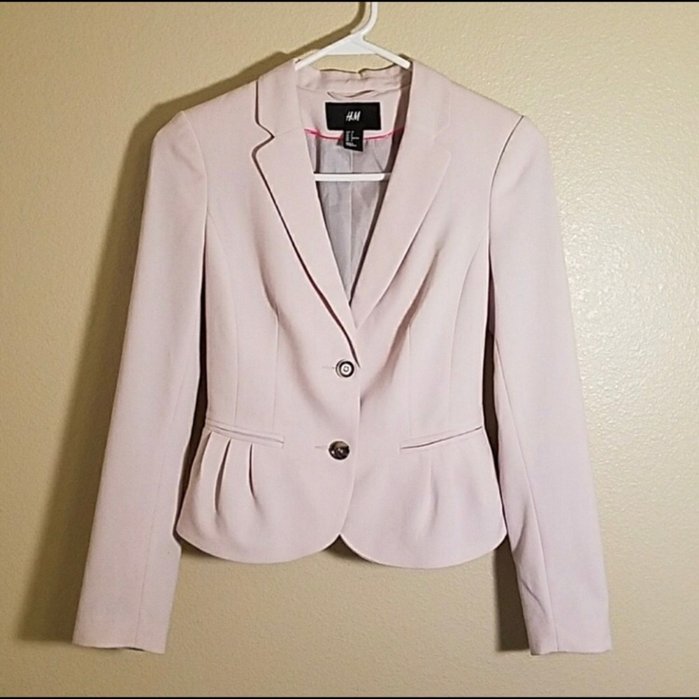H&M pink blazer